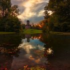 The temple of Mercury, Fall in Schwetzingen