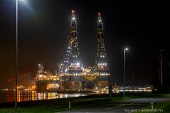 The THIALF at night, Rotterdam