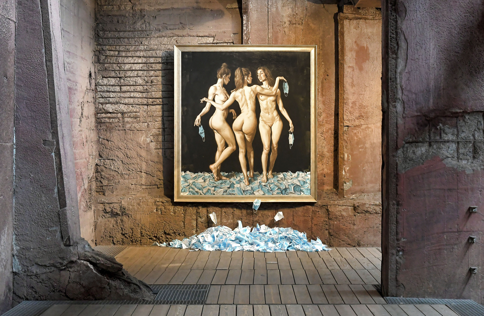 The Three Graces - Urban Art 2022 in Völklingen