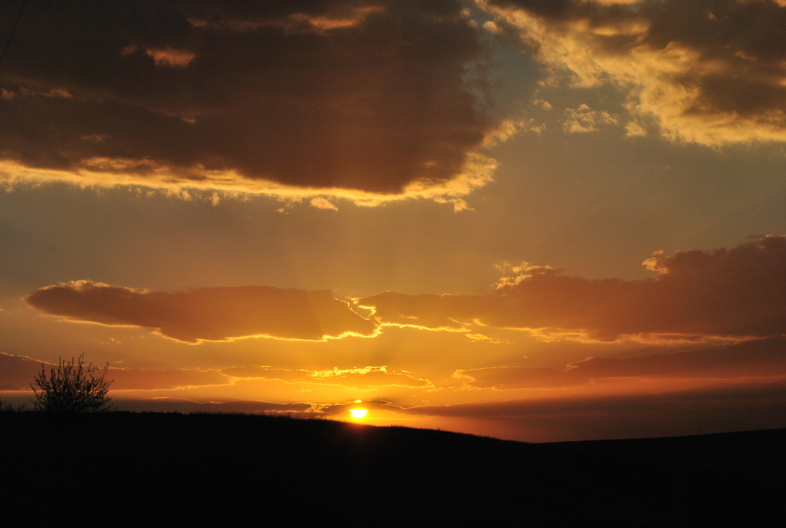 the time at sunset