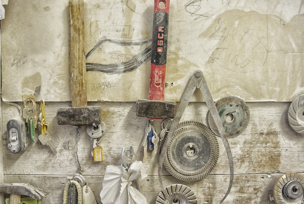 The Tools of a Venice Stone Masonry # 02