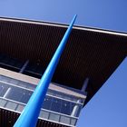 the top blue bar at Canada Place