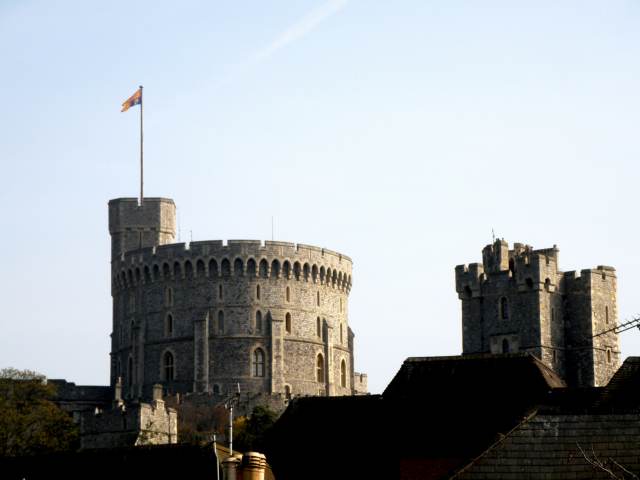 The top of Windsor castle