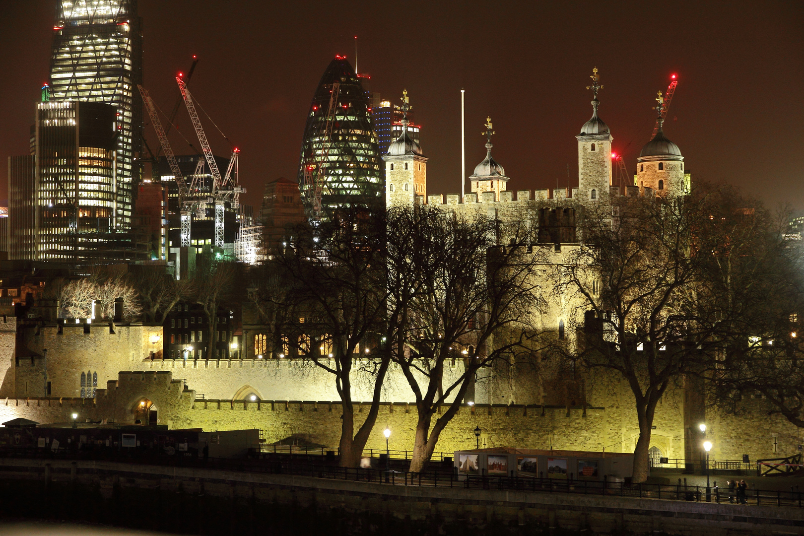 The Tower and Gherkin, London