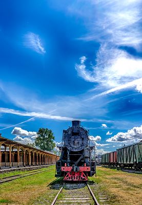 The train in Haapsalu