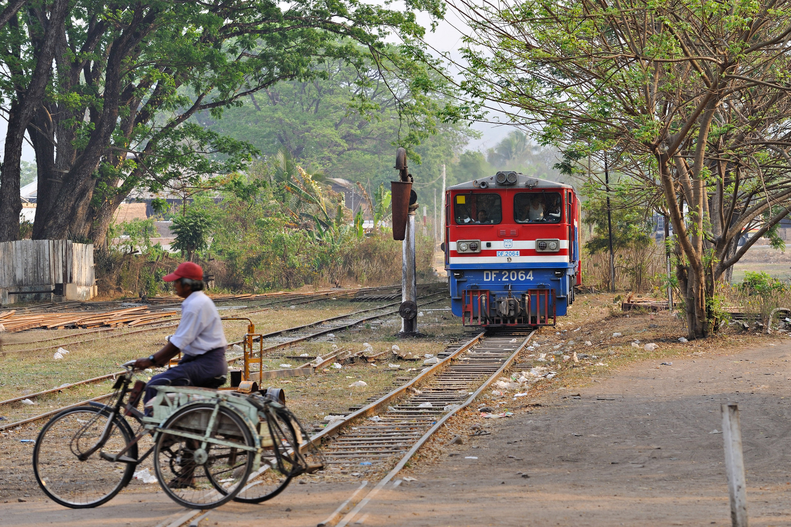 The train is coming