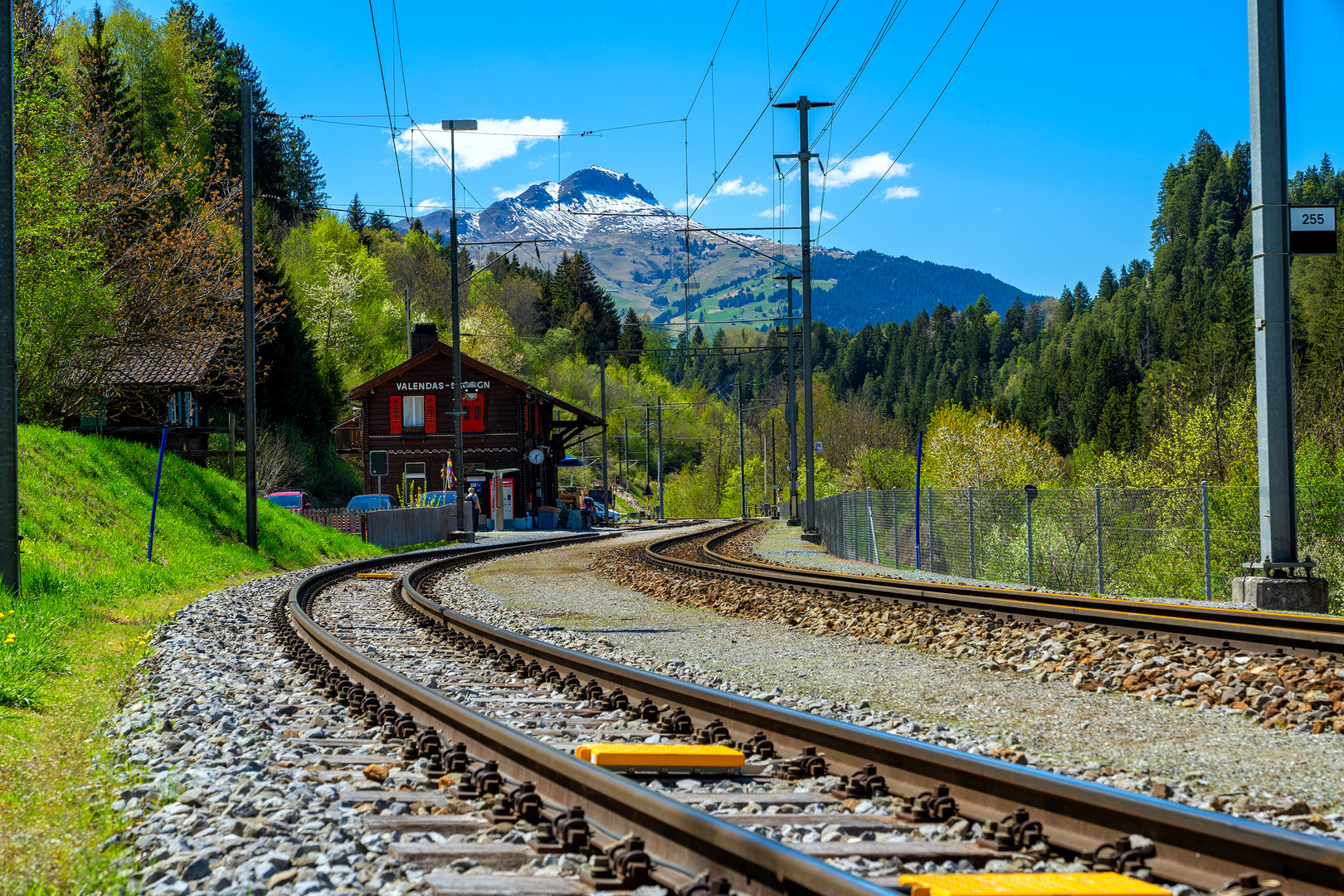 The train station