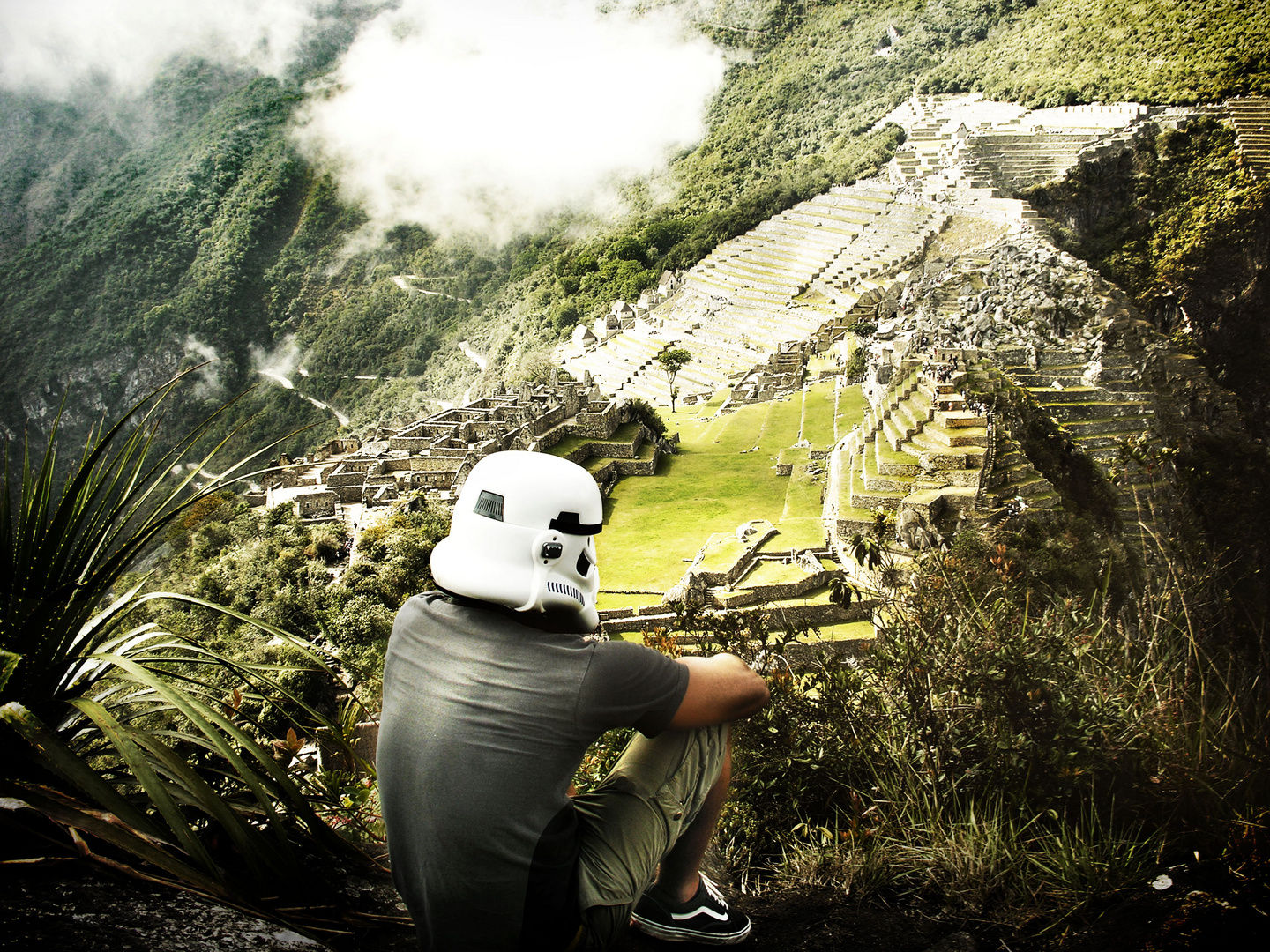 The Trooper at machu picchu