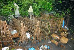 The Trunyan cemetery