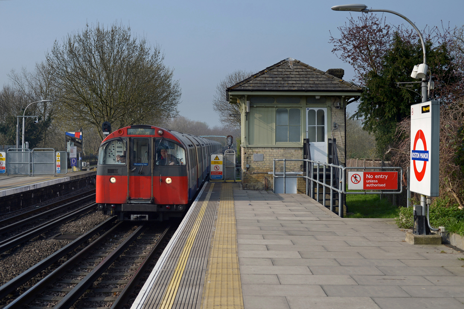 The Tube at Boston Manor Station