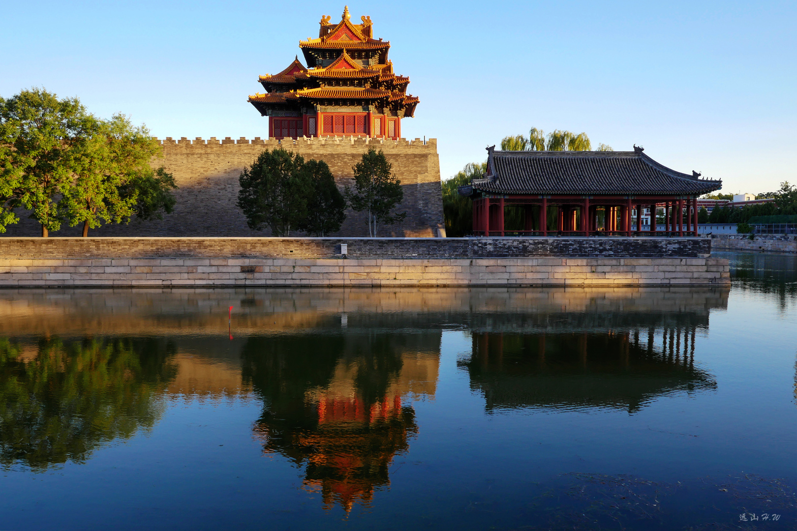 The turret of the Forbidden City.2