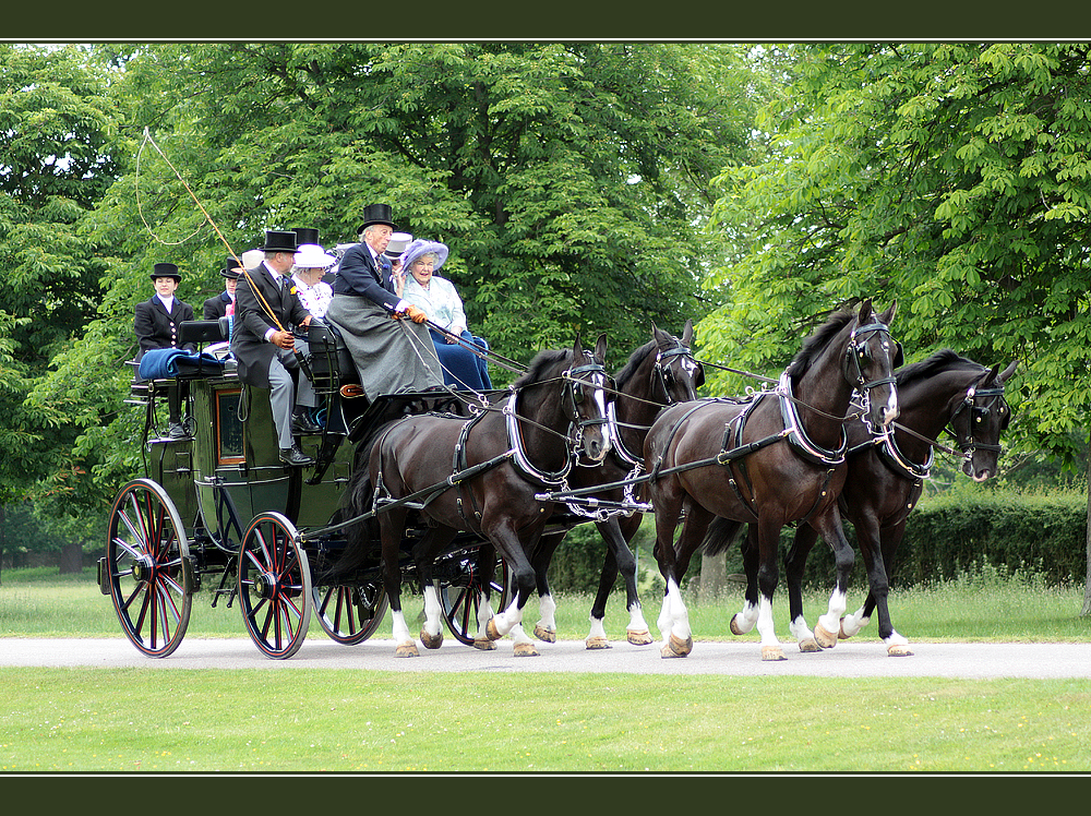 The 'Upper Crust' on their way to Ascot.