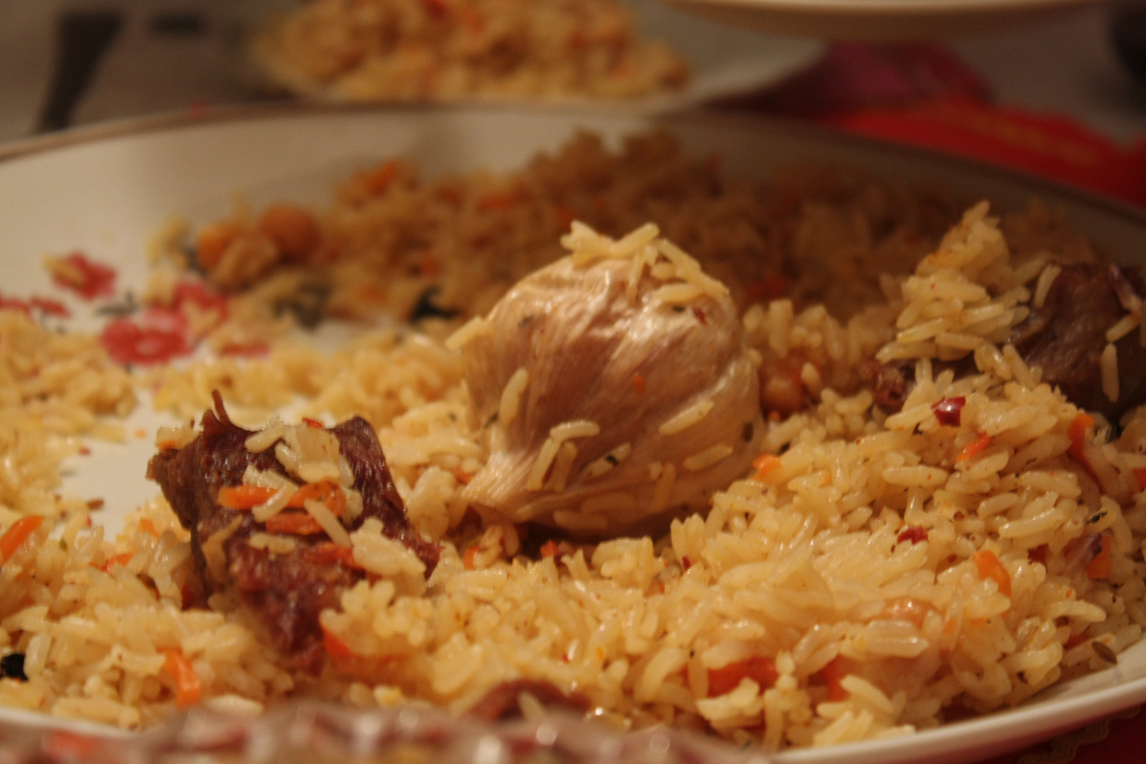 the Uzbek pilau