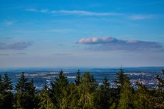 The view above the tree tops