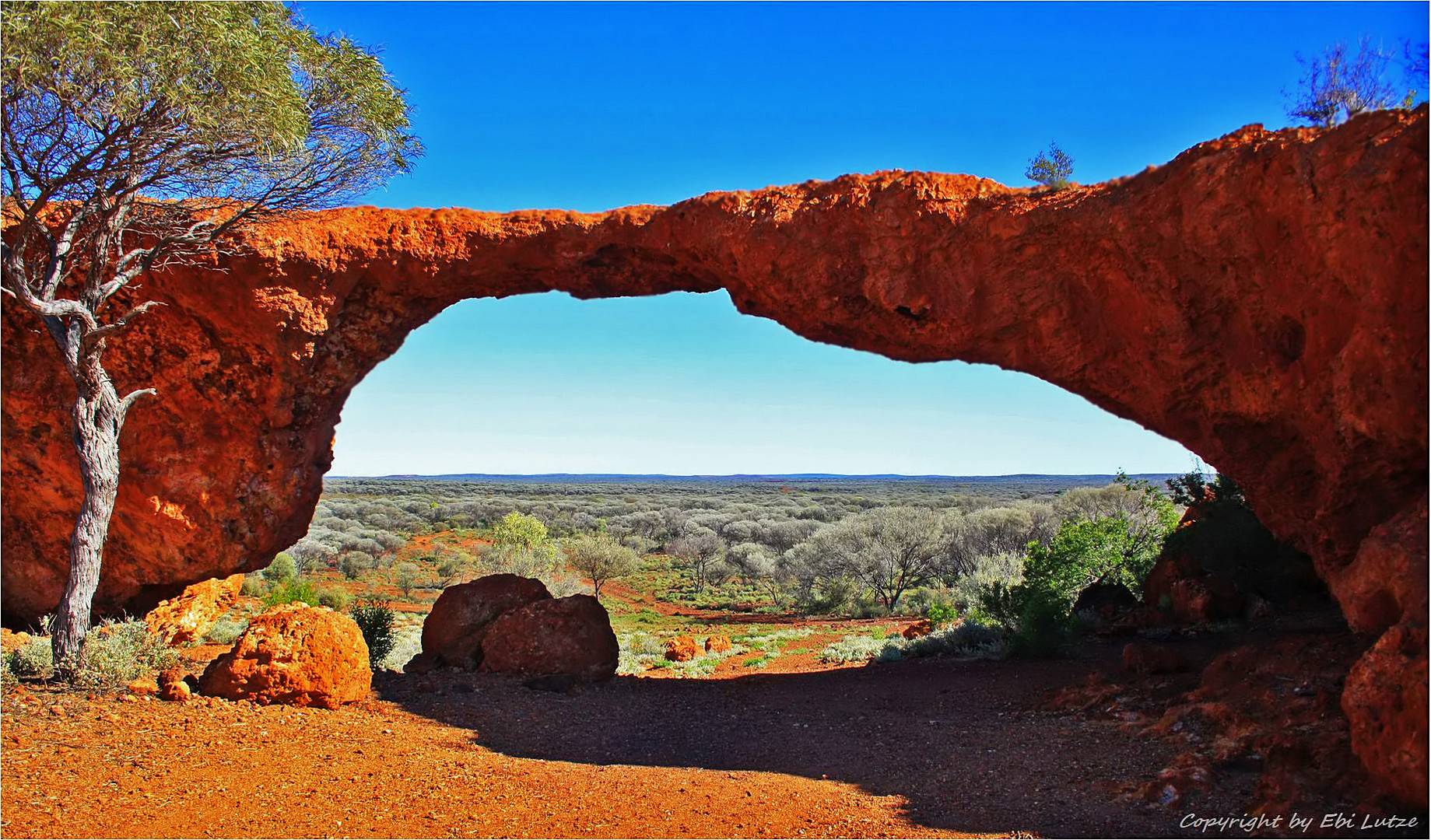 * The view beyond the bridge / London Bridge Sandstone WA *