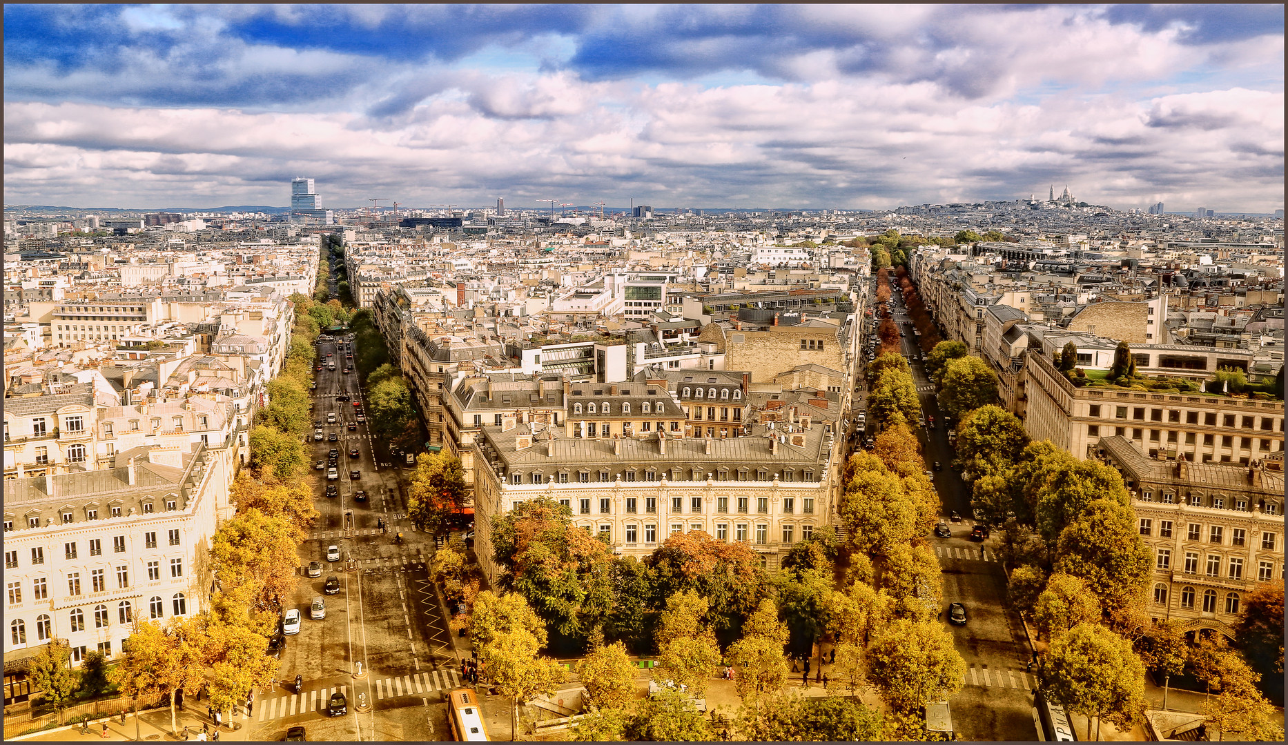 The view down the Avenues