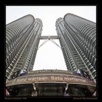 'The view from below' I, Petronas Towers, Kuala Lumpur / MY