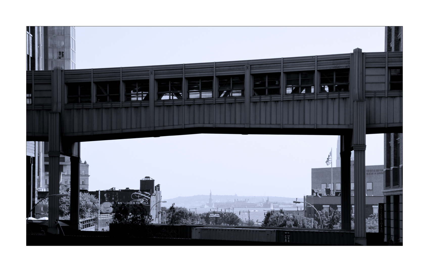 the view from High Line Park