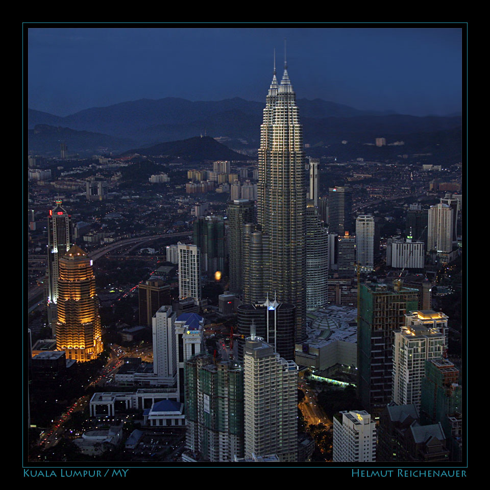 'The view from KL Tower', Petronas Towers, Kuala Lumpur / MY