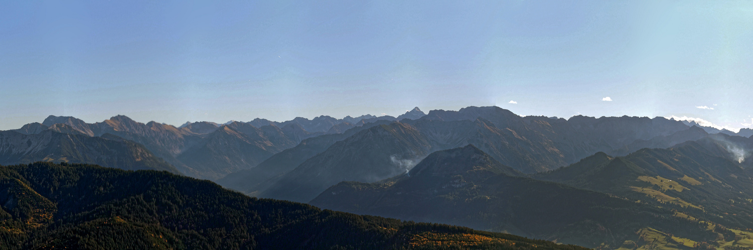 The view from the Allgäu Guard - Grünten