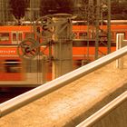 The view from the Fußgängerbrücke