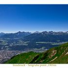 The view of Innsbruck at 1905m