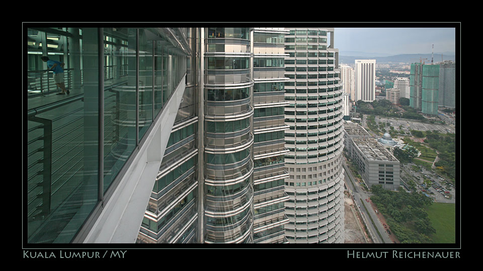 'The view on 41st floor', Petronas Towers, Kuala Lumpur / MY