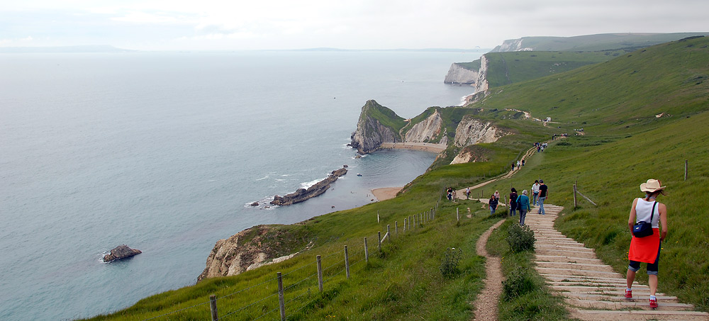 The walk to Durdle Door