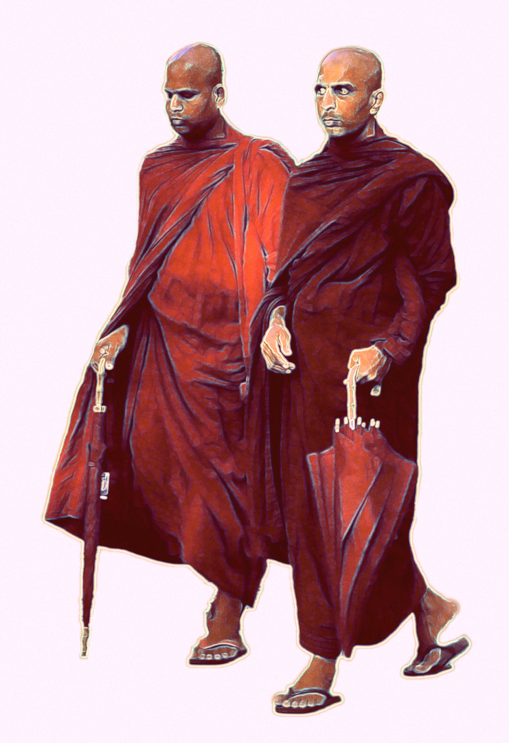 The walking monks