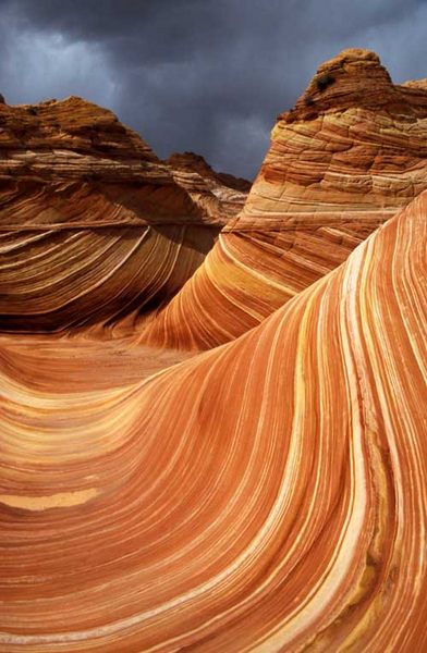 'The Wave' in den Coyote Buttes, Vermillion Cliffs National Monument, Arizona, USA