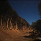***  The Wave Rock  at a full Moon ***
