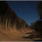 * the Wave Rock at full moon *