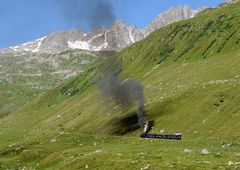 The Way to Furka-pass