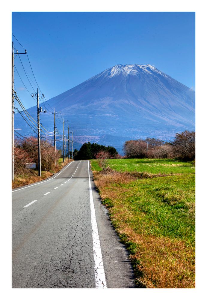 The way to Mt.Fuji