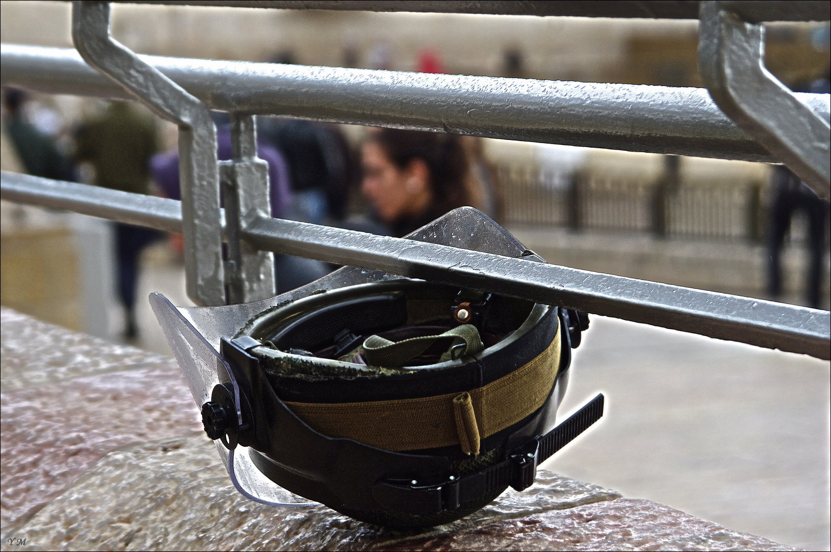 The Western Wall, the rain