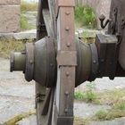 The wheel, a detail of old gun