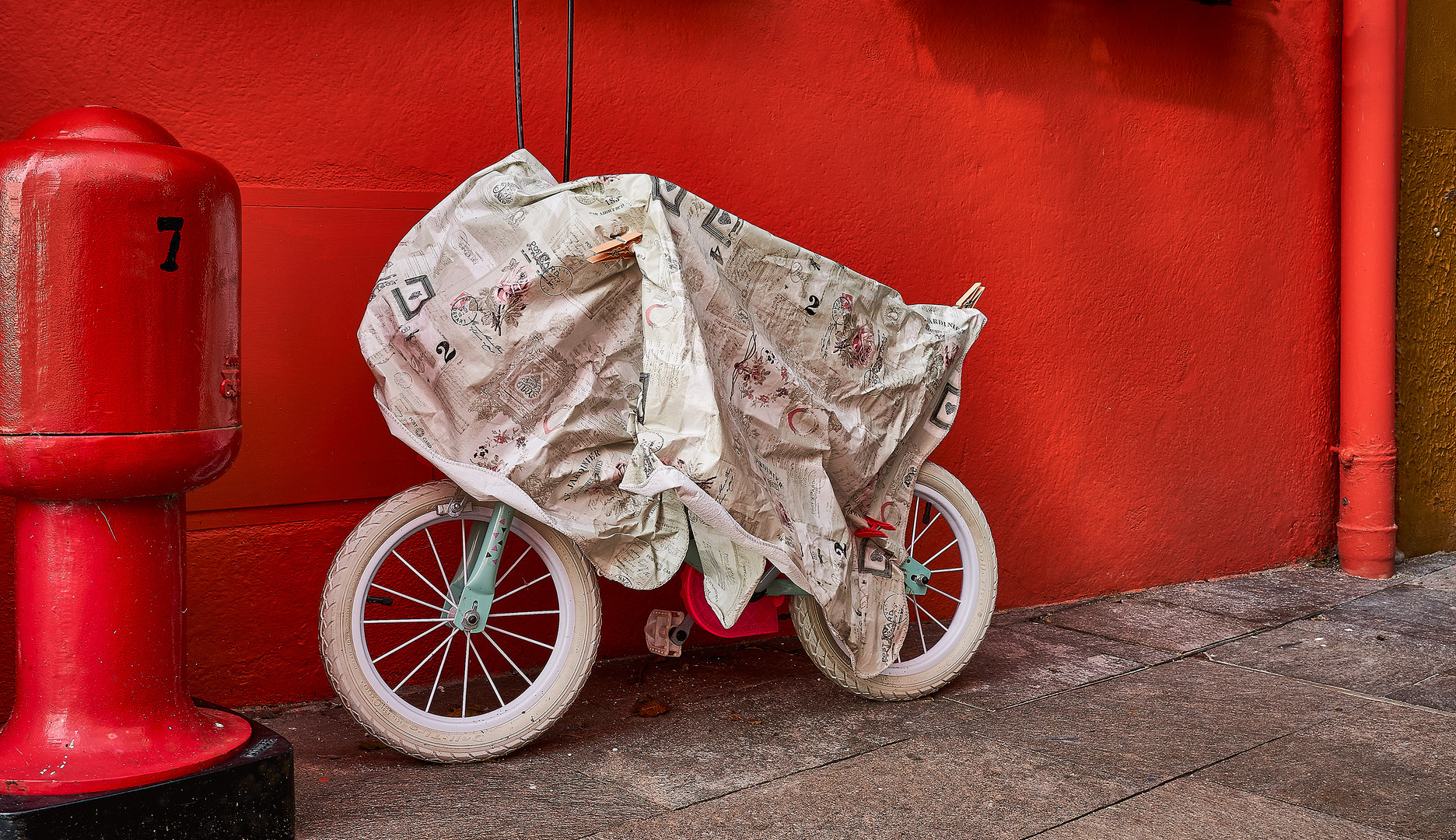 The White Bicycle Of Burano