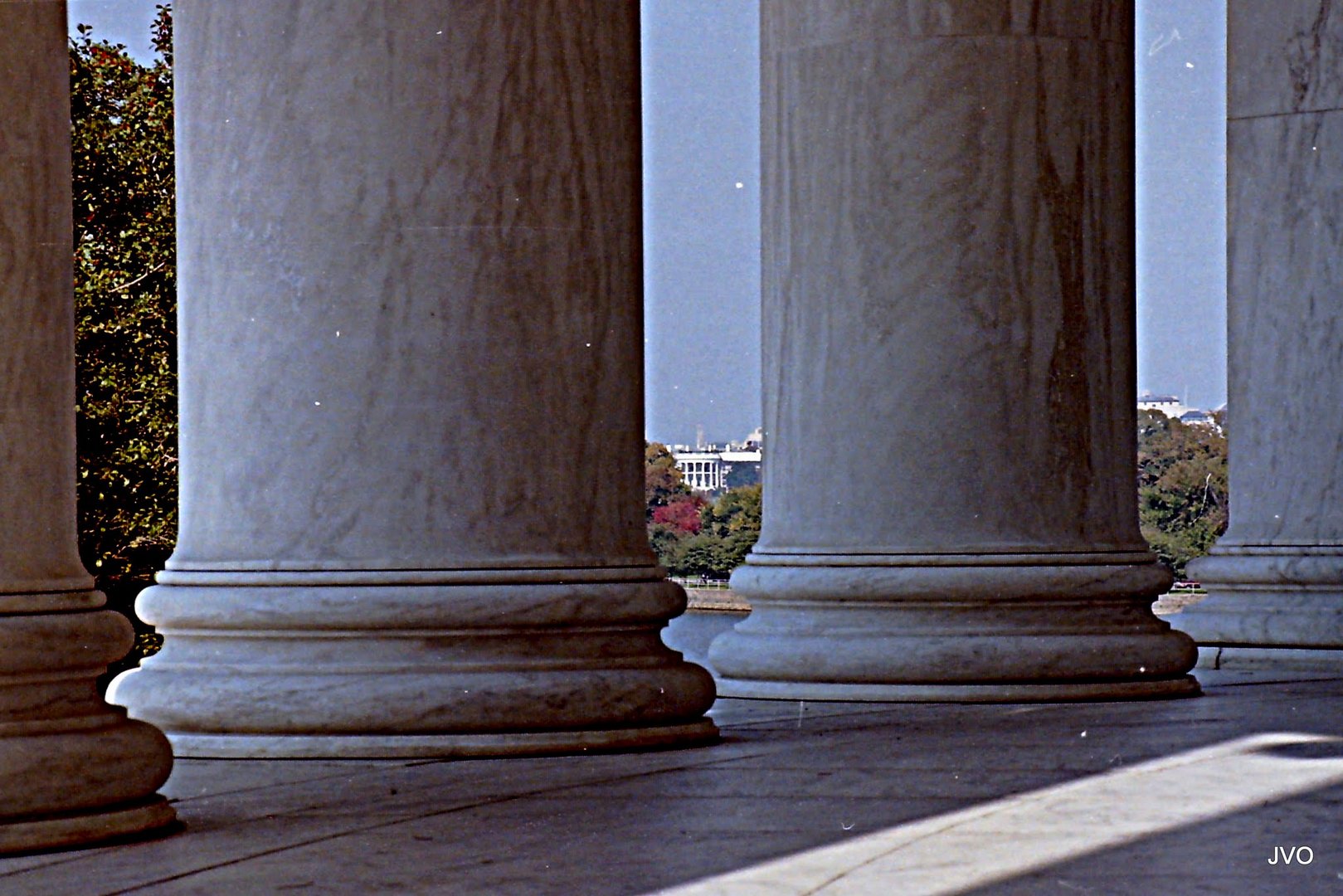 The White House 1999 from Jefferson Memorial