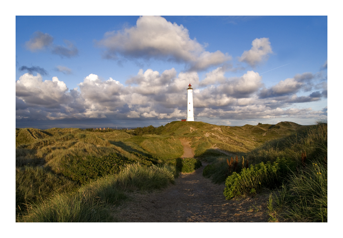 The white lighthouse