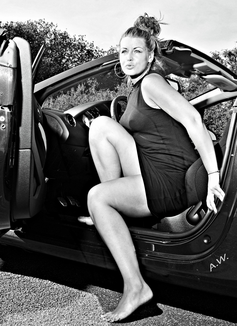 the wife in my car