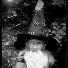 The Wizard in Black and white.