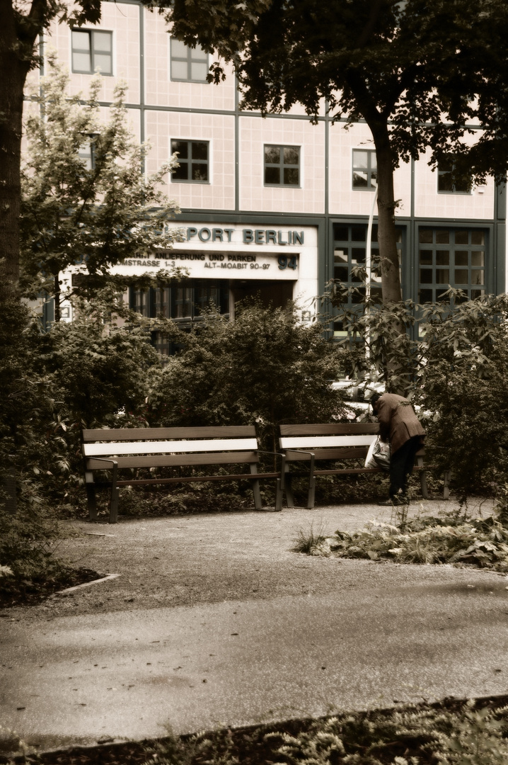 The woman at the Bank