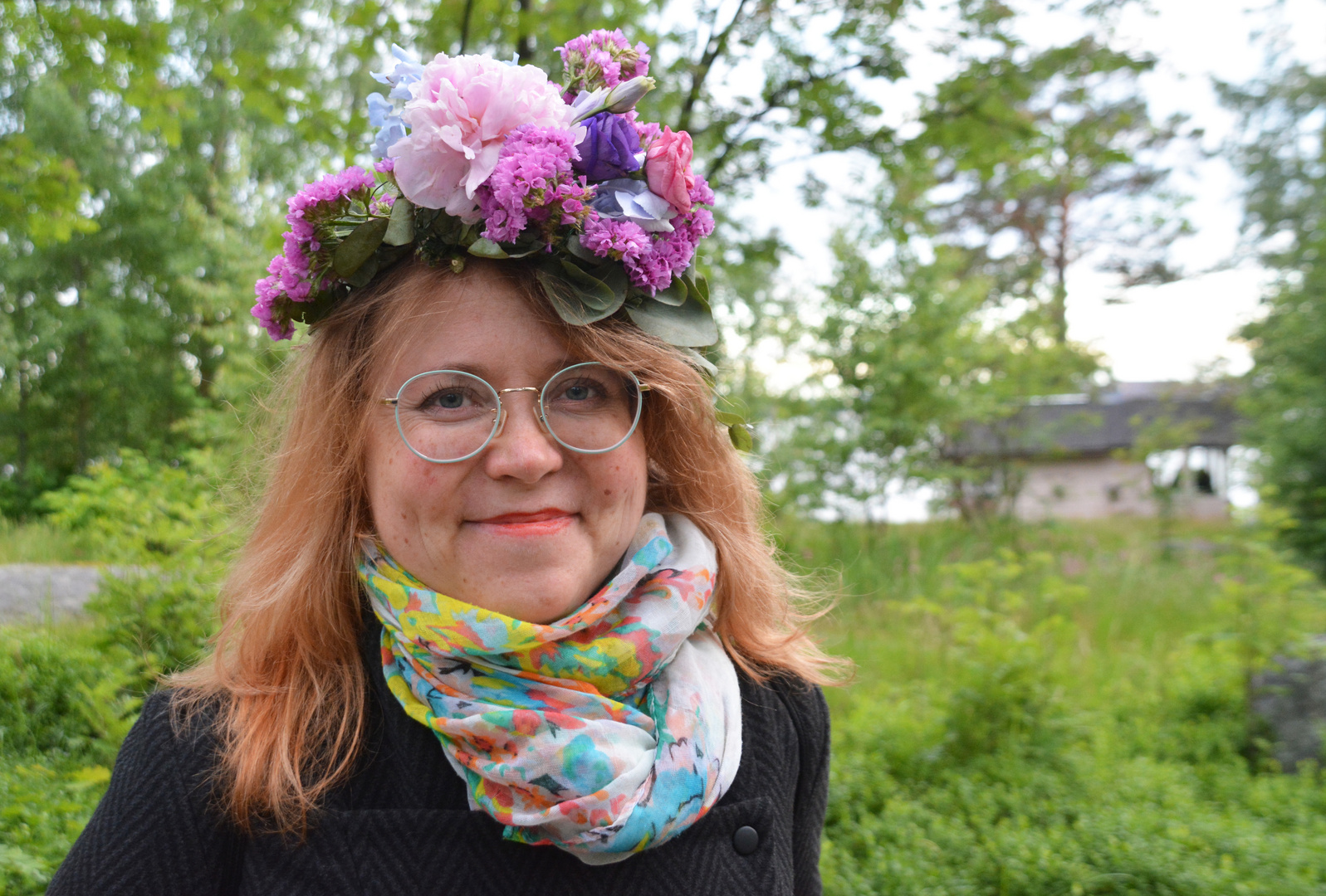 The woman on midsummer festival 1