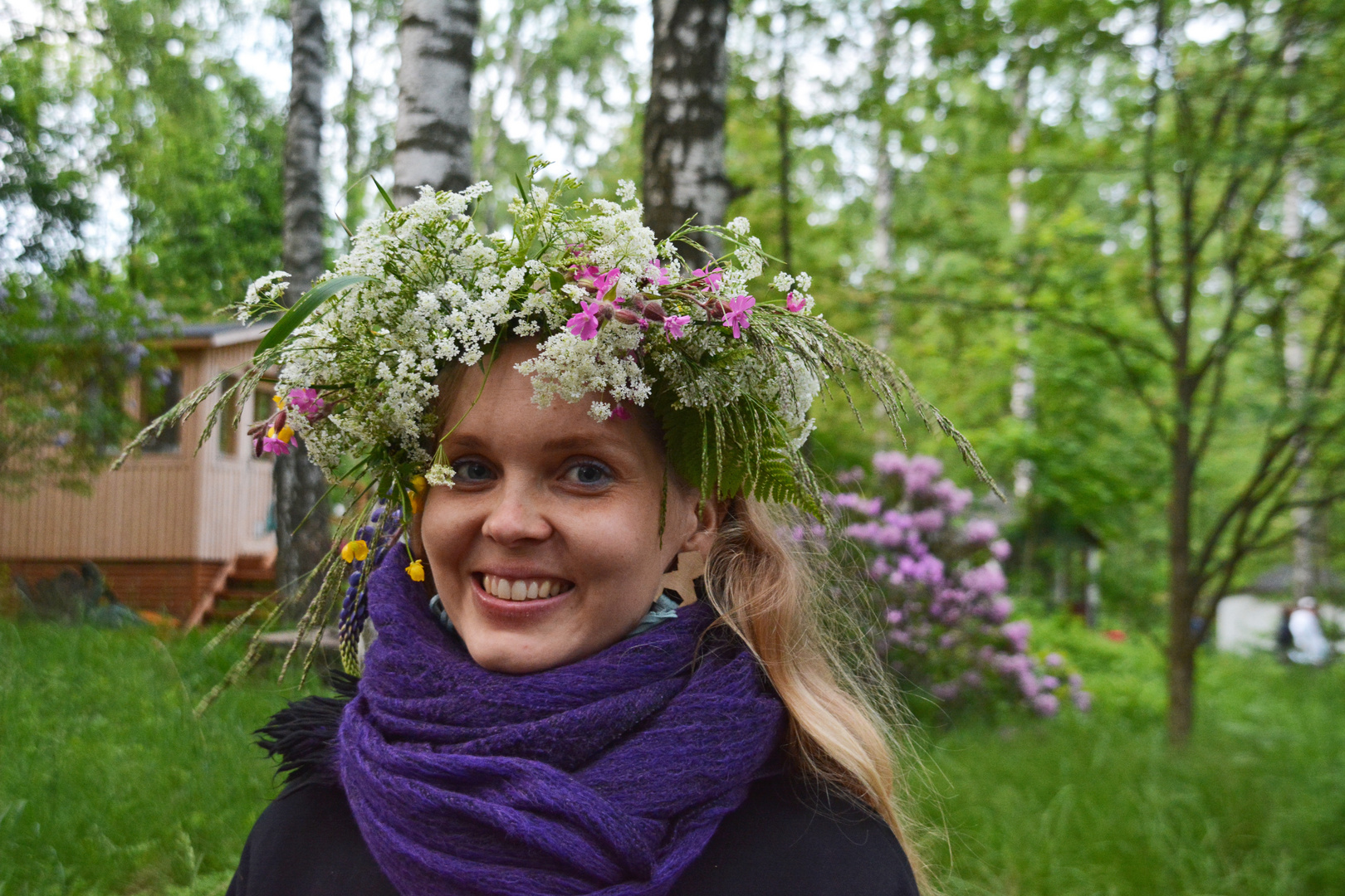 The woman on midsummer festival 2