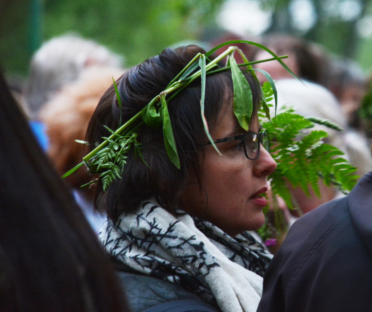 The woman on midsummer festival 3