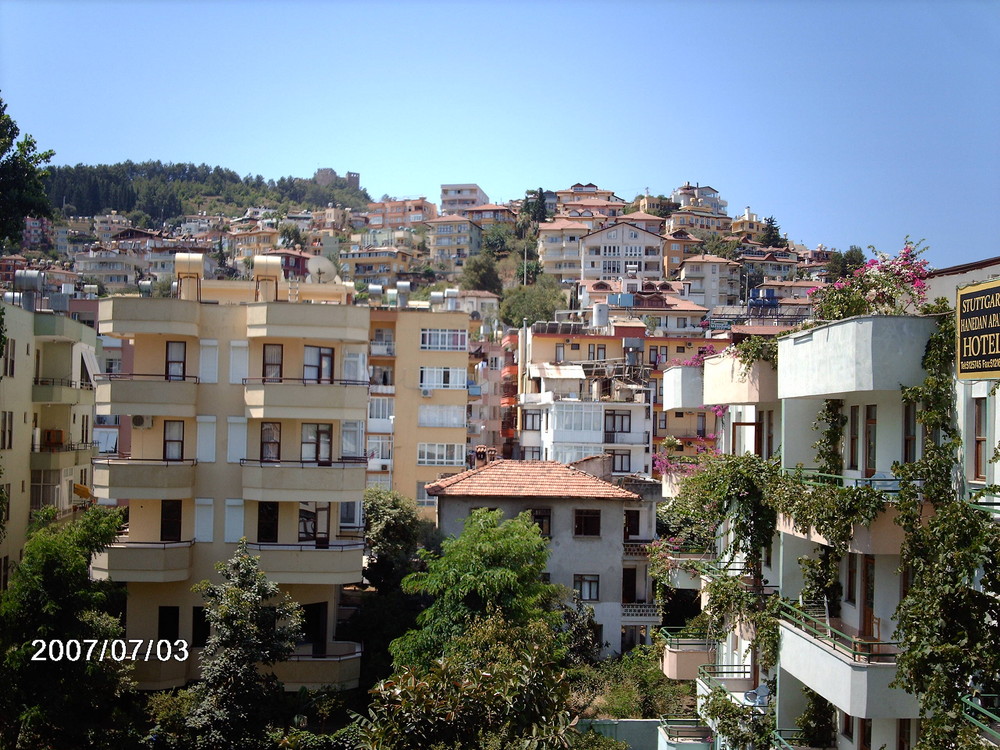 The wue from our apartment in Alanya