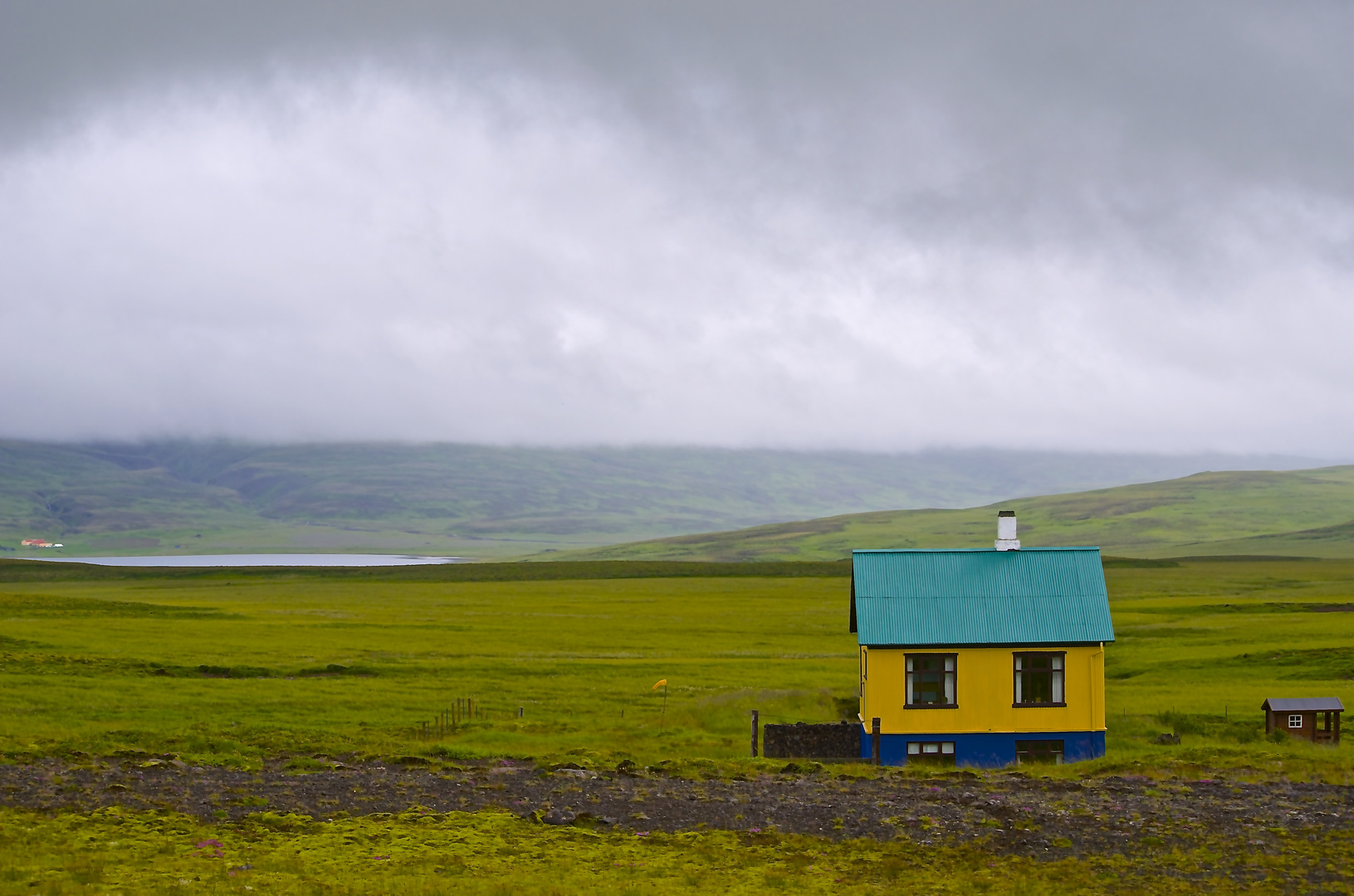 The yellow house