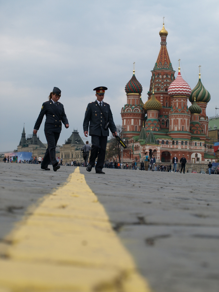 The Yellow Line on the "Red Square"
