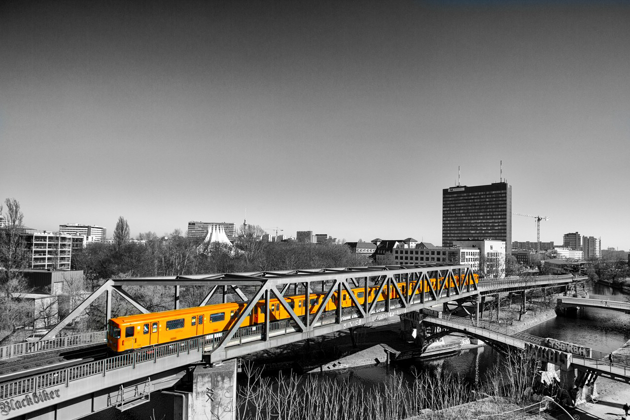 the yellow passenger train