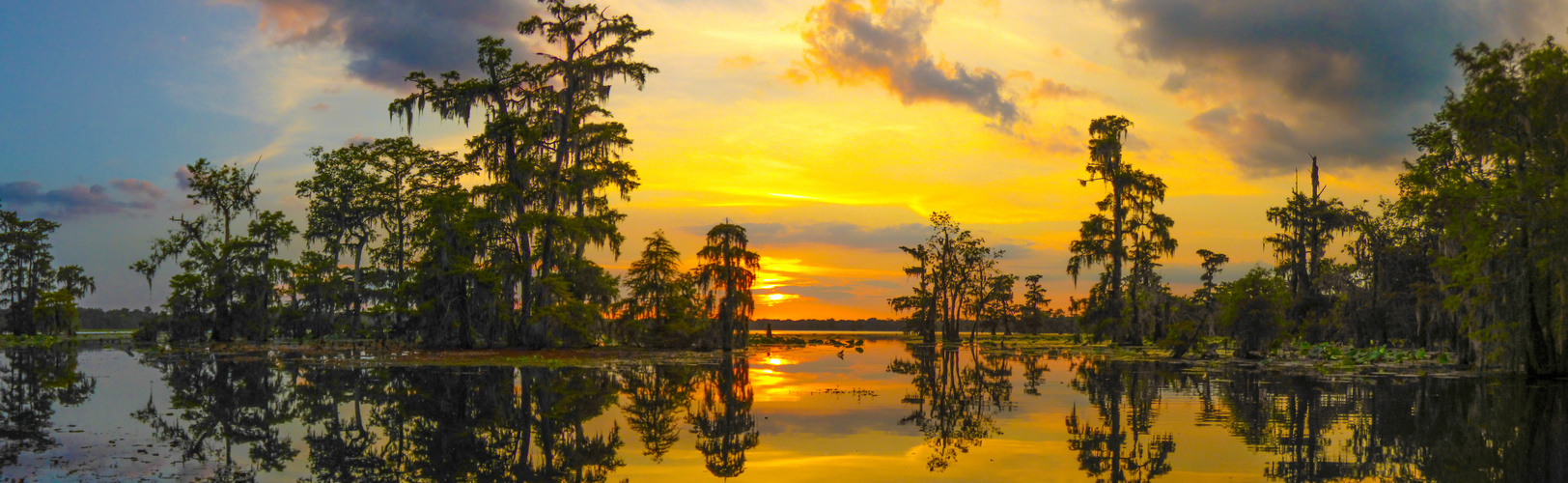 The Yellow Sunset Of Louisiana